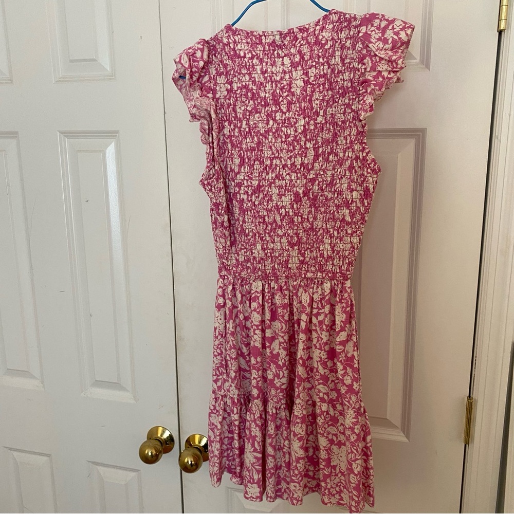 Universal Thread Ruffle Short Sleeve Smocked Dres… - image 6